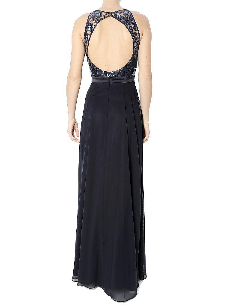 Vera Mont Kleid Lang Blau 38ae04 