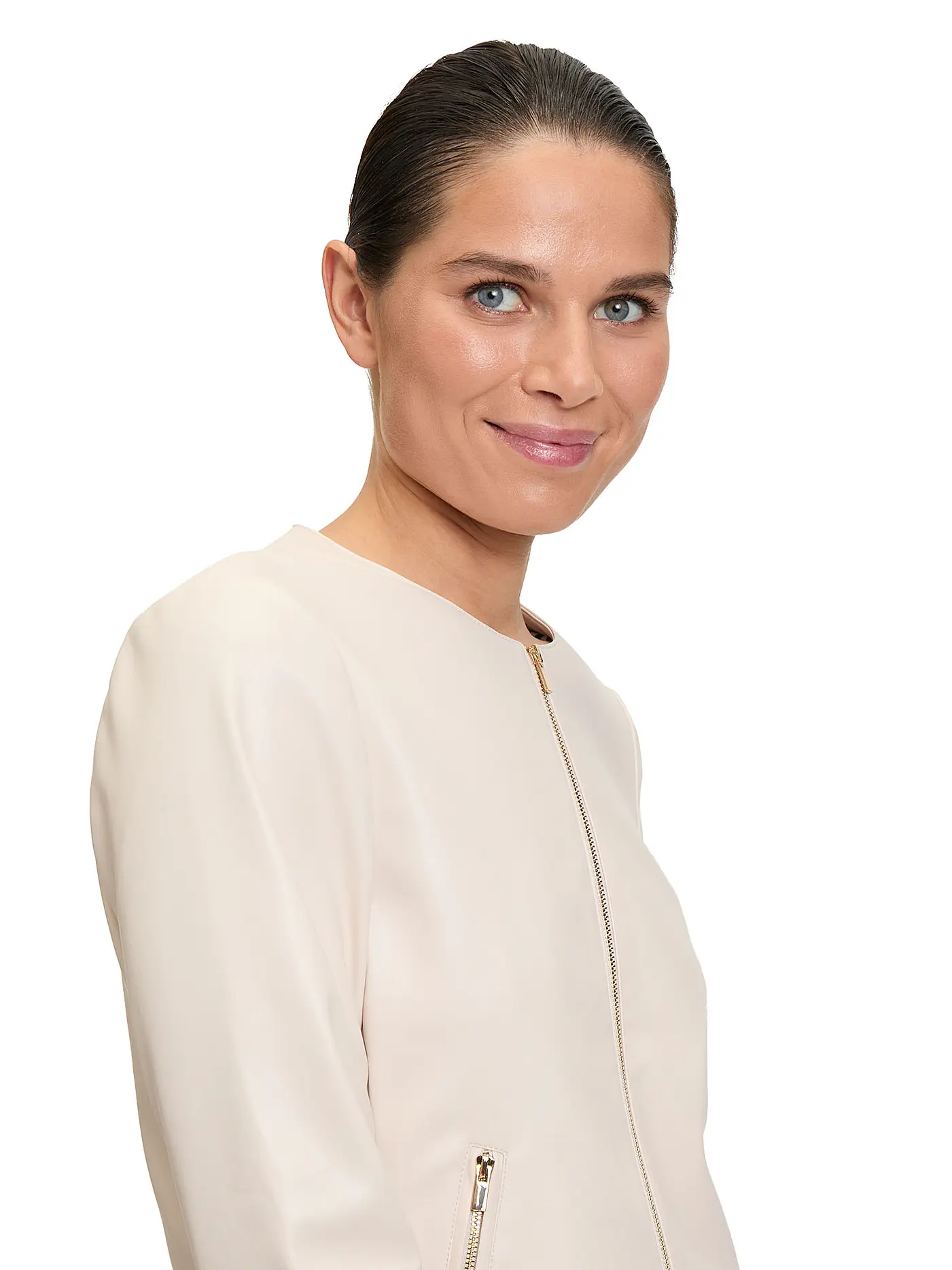 VERA MONT | Jäckchen in Lederoptik | creme