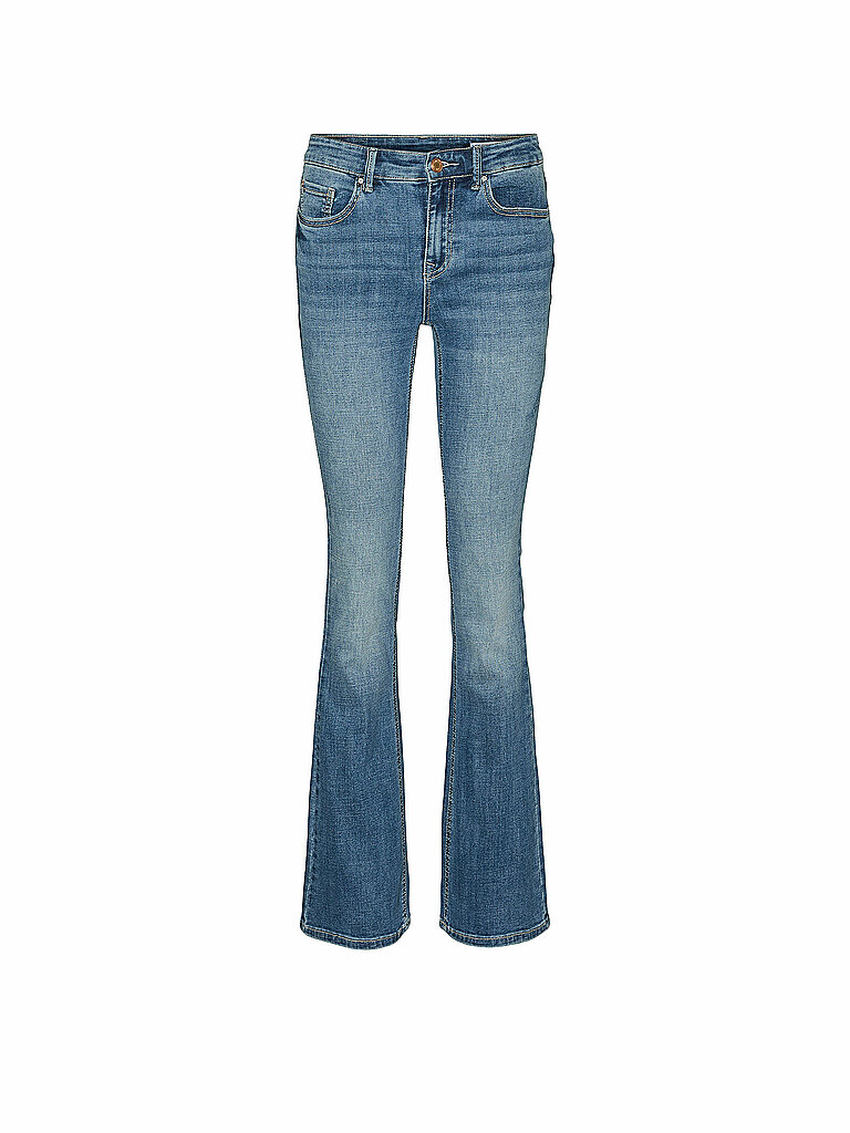 VERO MODA Jeans Flared Fit VMFLASH blau | M/L32
