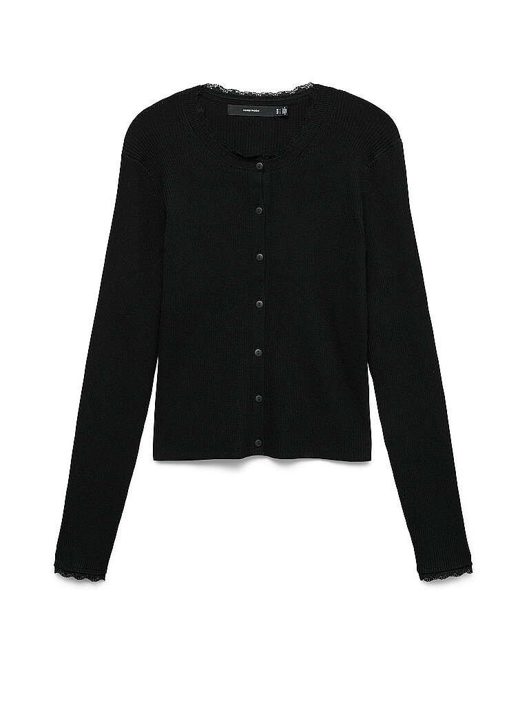 VERO MODA Strickjacke  VMWONDER schwarz | M