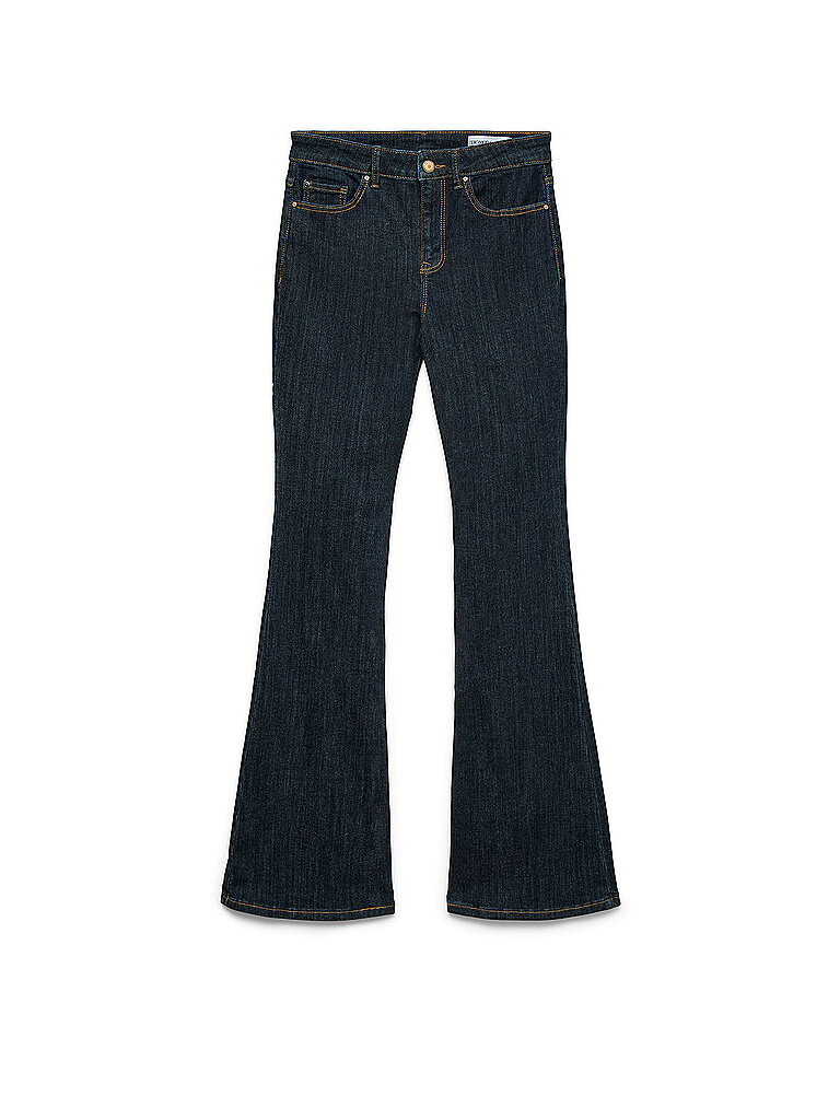 VERO MODA Jeans Flared Fit VMFLASH dunkelblau | M/L32