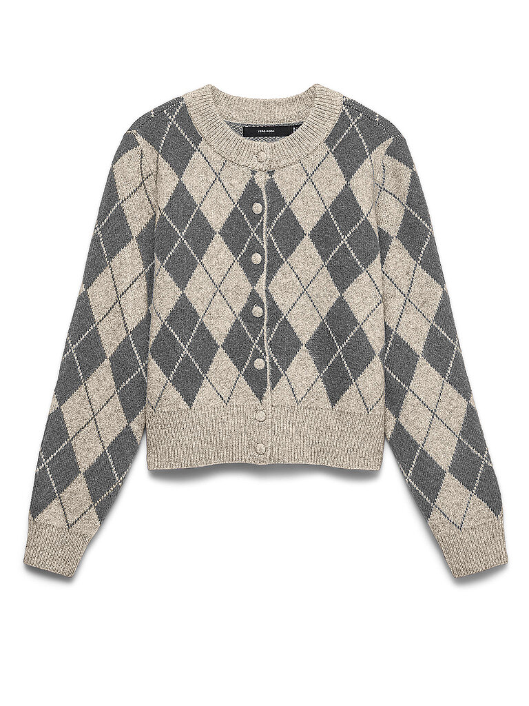 VERO MODA Strickjacke VMHALO grau | M