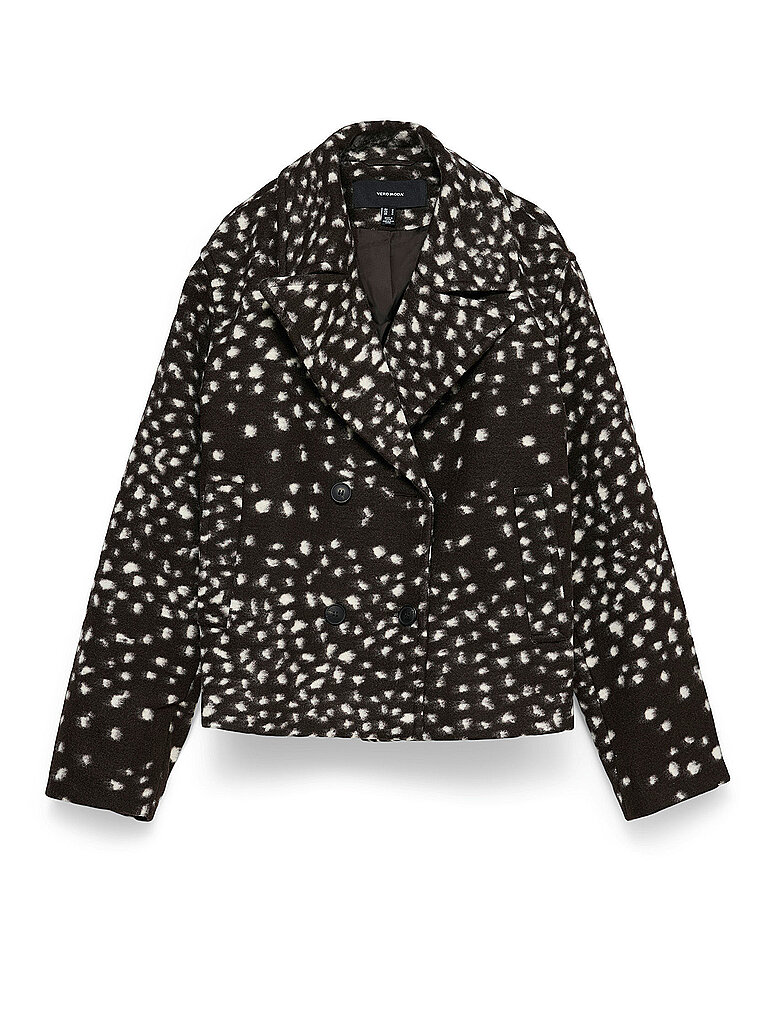 VERO MODA Jacke in Felloptik VMVINCEBELLA  braun | M