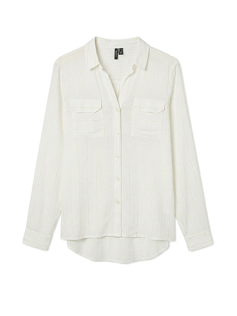 VERO MODA Hemdbluse VMBUMPY  weiss | M
