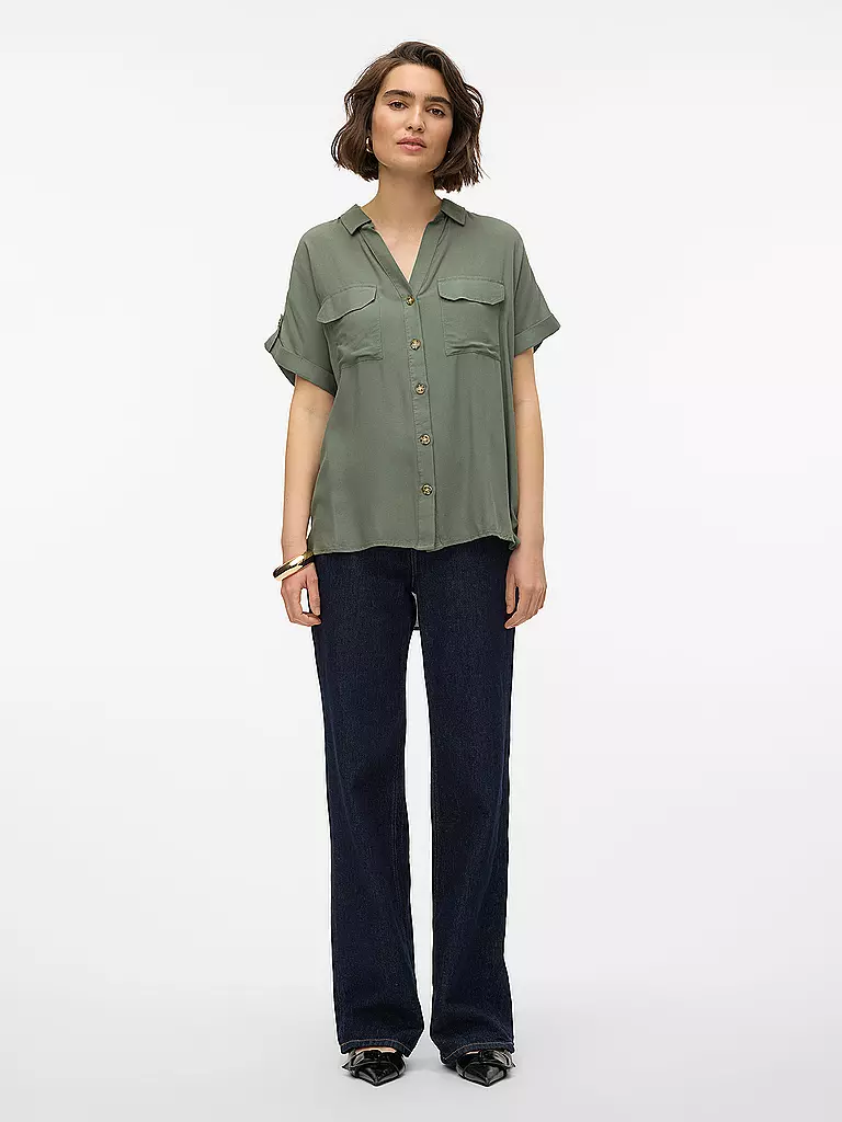 VERO MODA | Bluse  VMBUMPY | grün