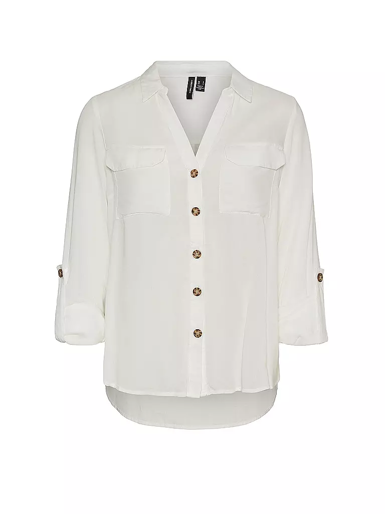 VERO MODA | Bluse langarm VMBUMPY | weiss