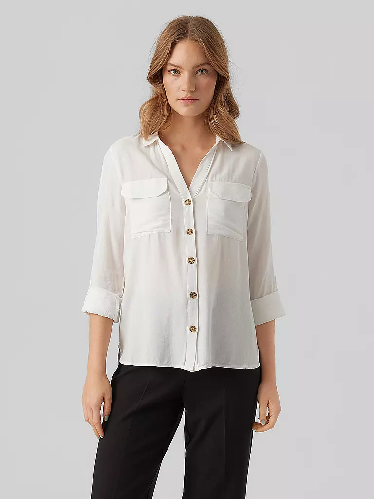 VERO MODA | Bluse langarm VMBUMPY | rosa
