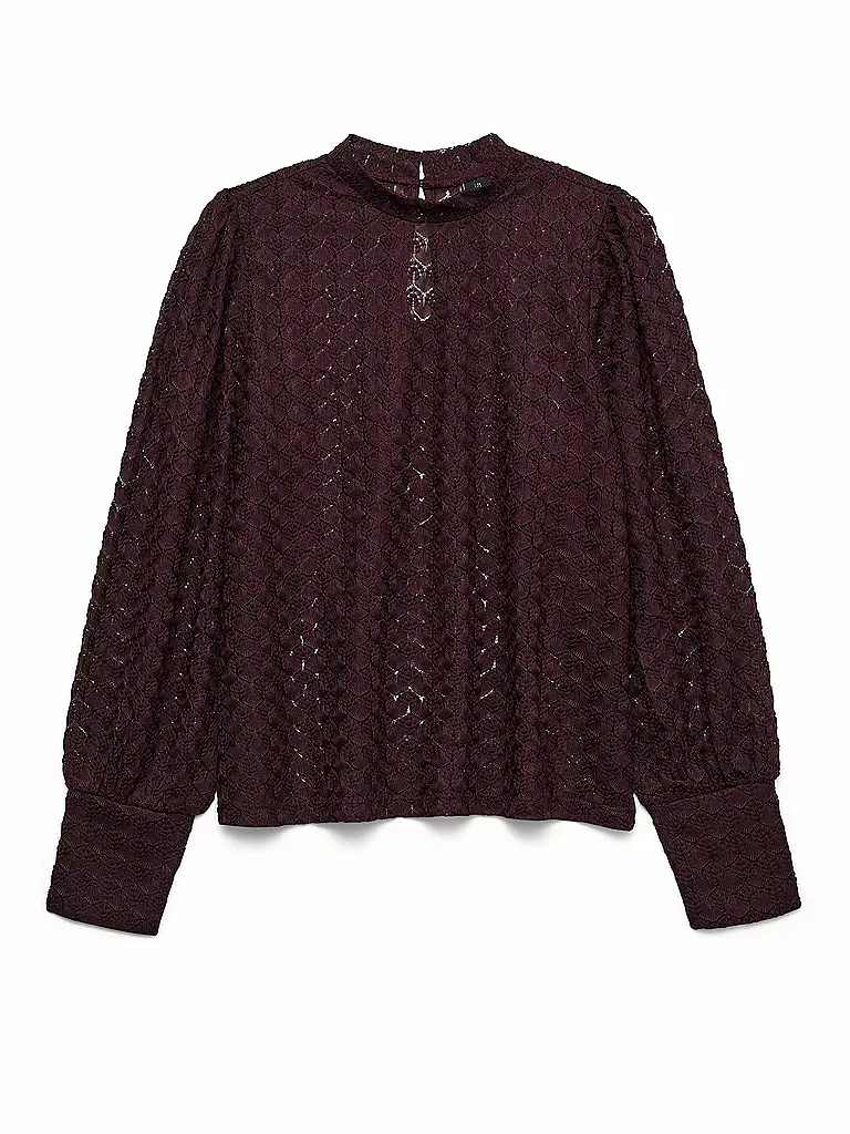 VERO MODA | Bluse VMBECCA | dunkelrot
