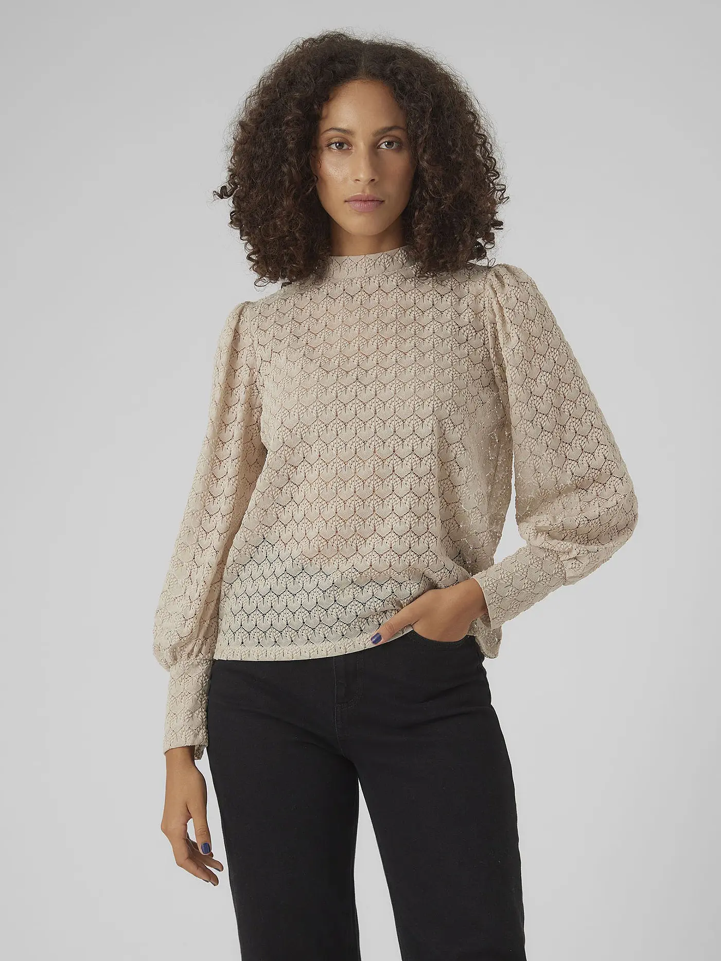VERO MODA | Bluse VMBECCA | creme