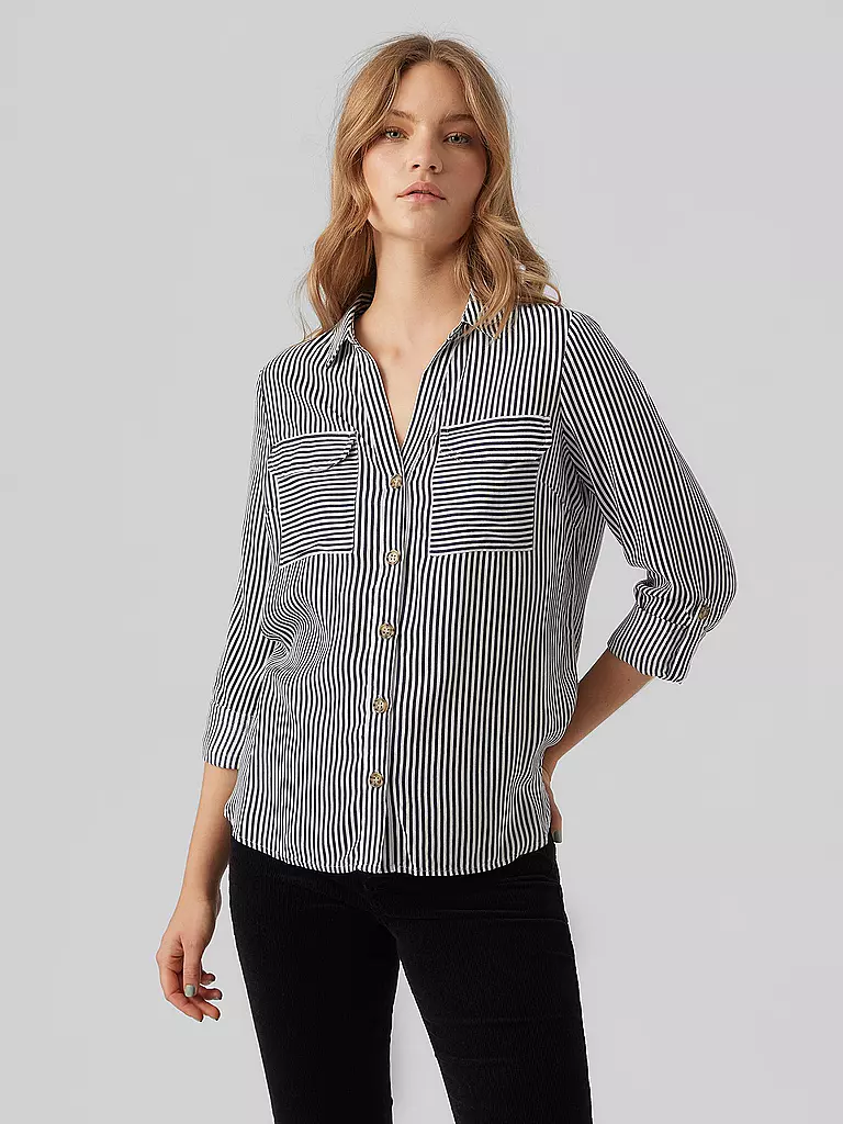 VERO MODA | Bluse VMBUMPY | blau