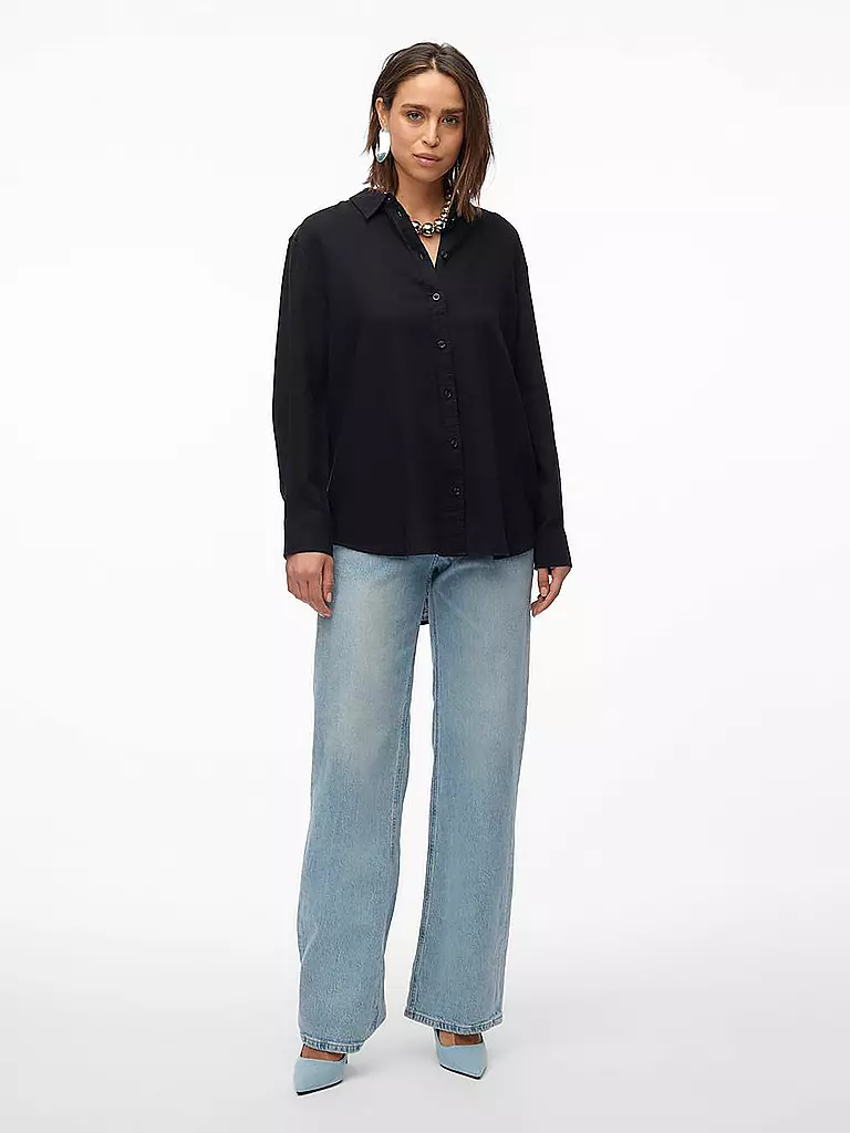 VERO MODA | Bluse VMLINN  | schwarz