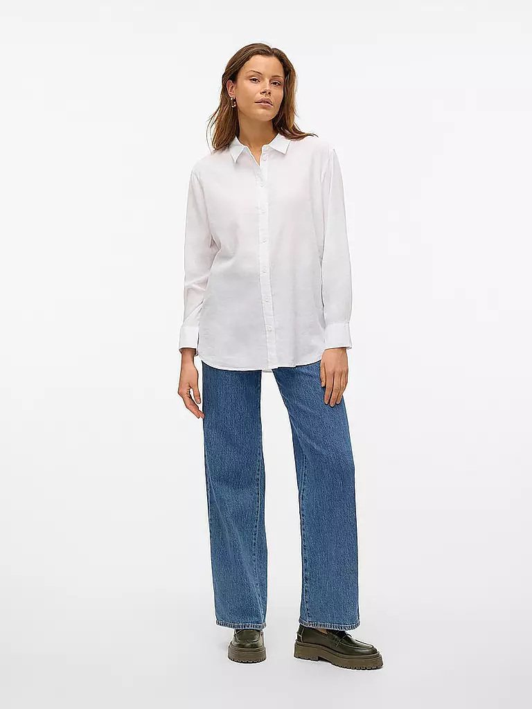 VERO MODA | Bluse VMLINN | weiss