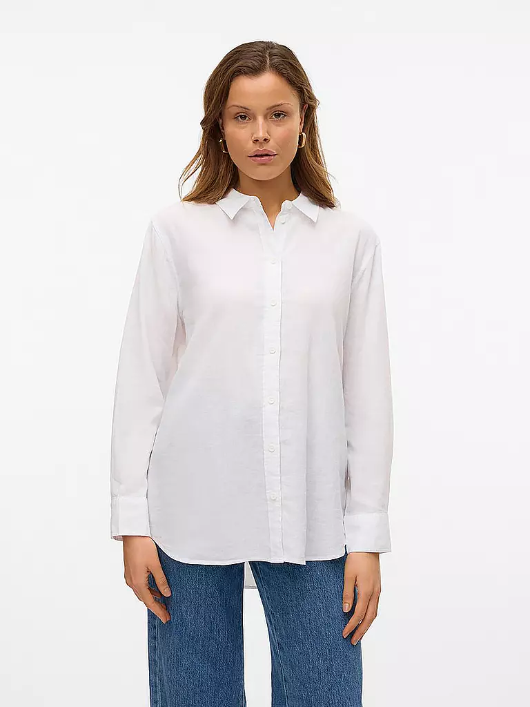 VERO MODA | Bluse VMLINN | dunkelblau