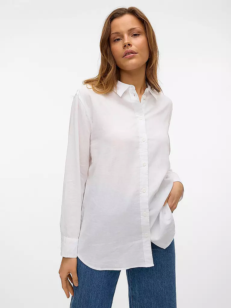 VERO MODA | Bluse VMLINN | dunkelblau