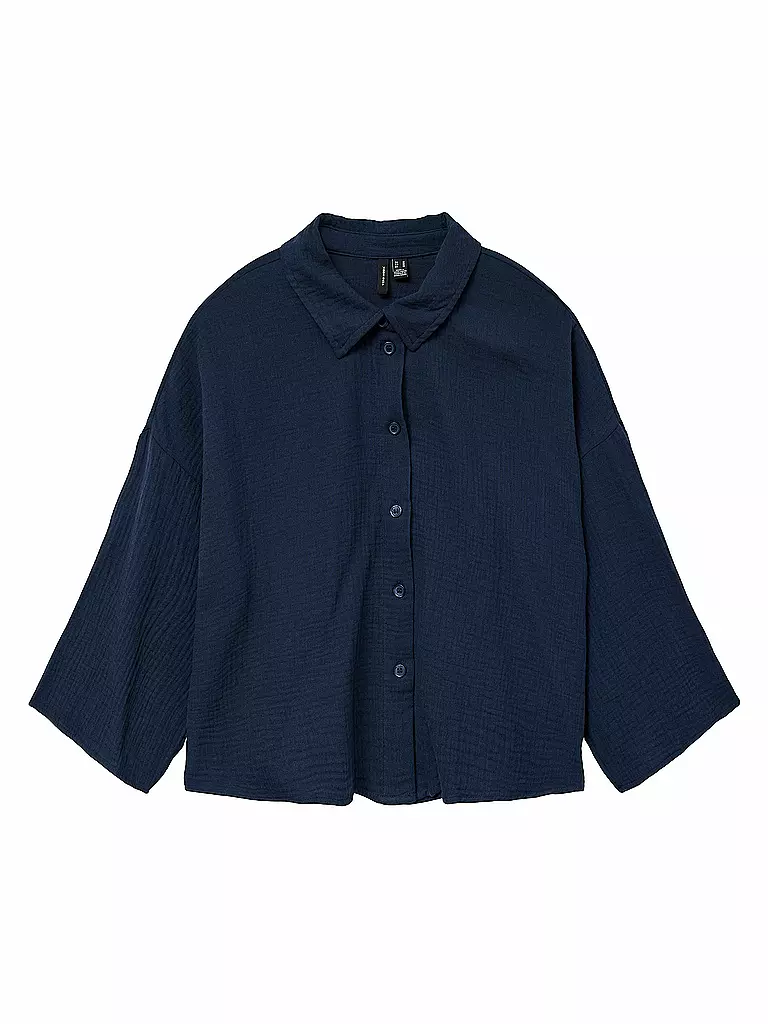 VERO MODA | Blusenshirt  VMNATALI CROP | dunkelblau
