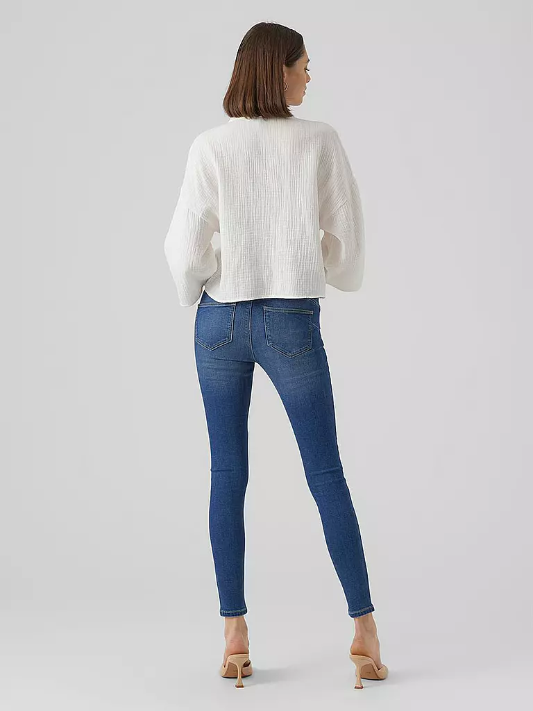 VERO MODA | Blusenshirt  VMNATALI CROP | dunkelblau