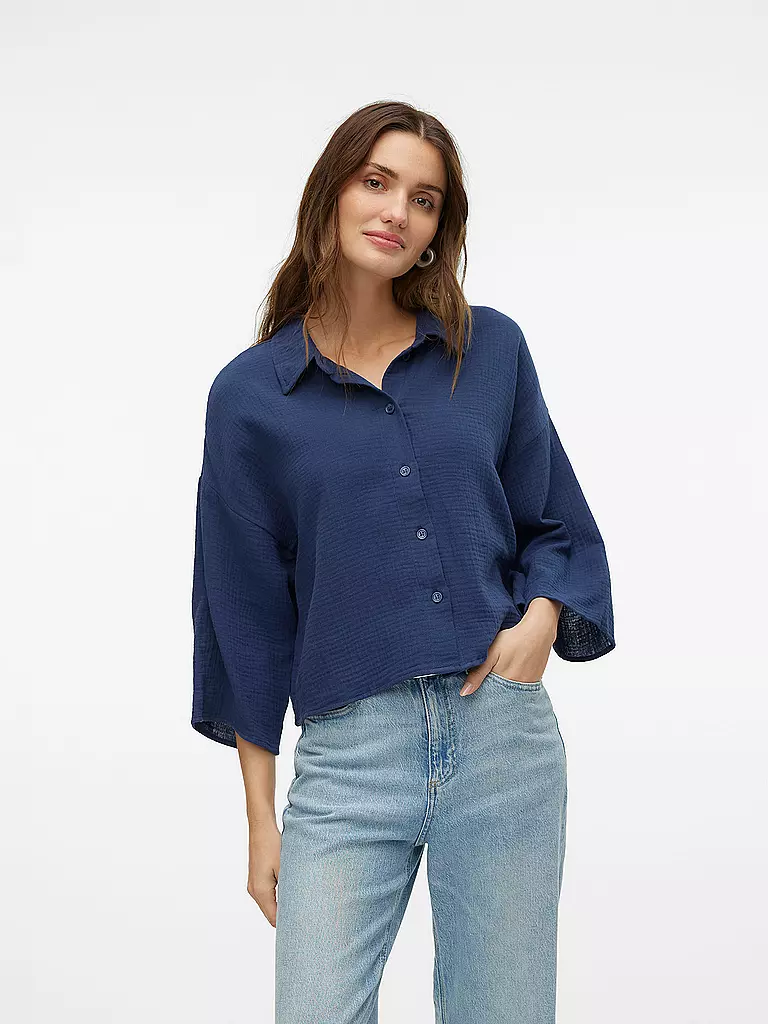 VERO MODA | Blusenshirt  VMNATALI CROP | weiss