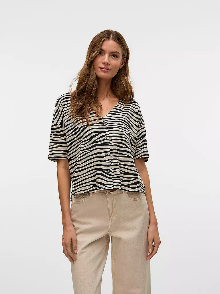 VERO MODA | Blusenshirt VMJESMILO | beige
