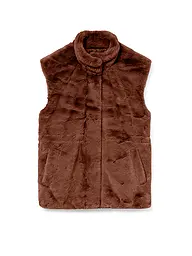 VERO MODA | Gilet in Felloptik VMSONJAPOPPY | Braun