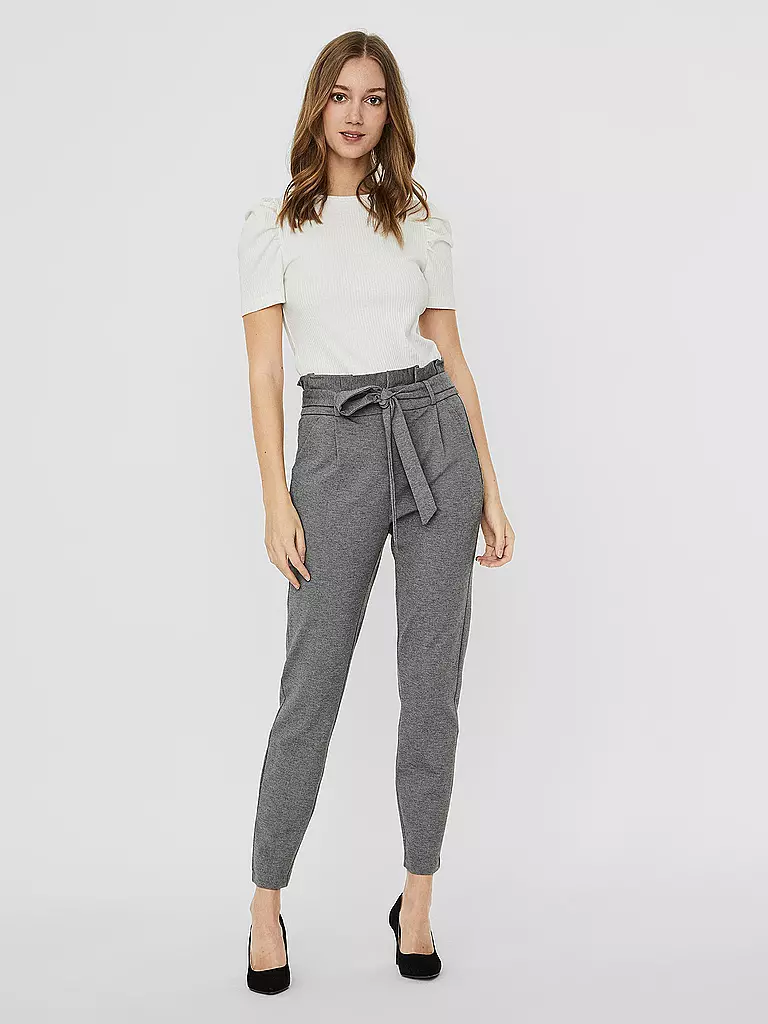 VERO MODA | Highwaist Hose  Loose Fit VMEVA  | grau