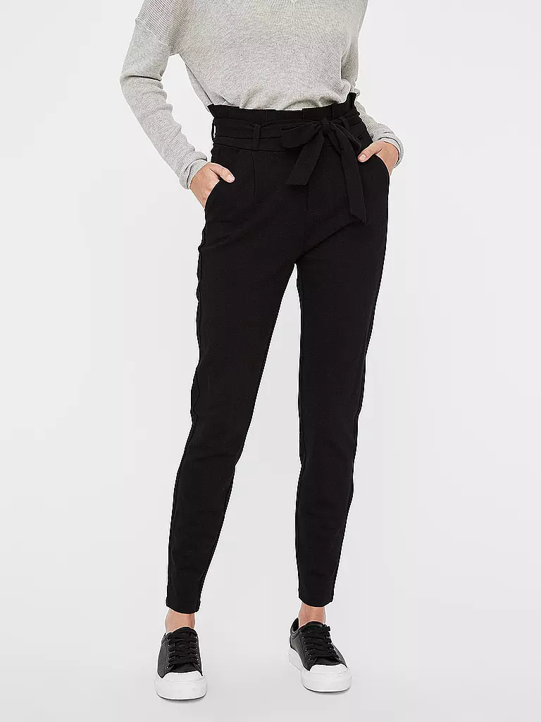 VERO MODA | Highwaist Hose  Loose Fit VMEVA  | schwarz