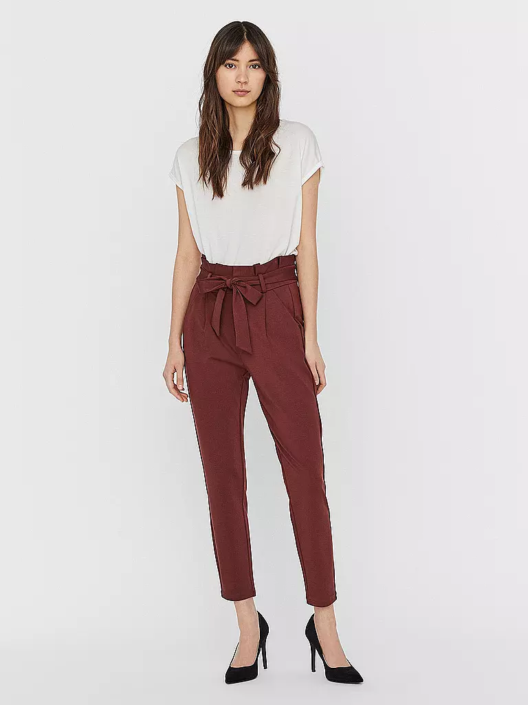 VERO MODA | Highwaist Hose Loose Fit VMEVA | braun