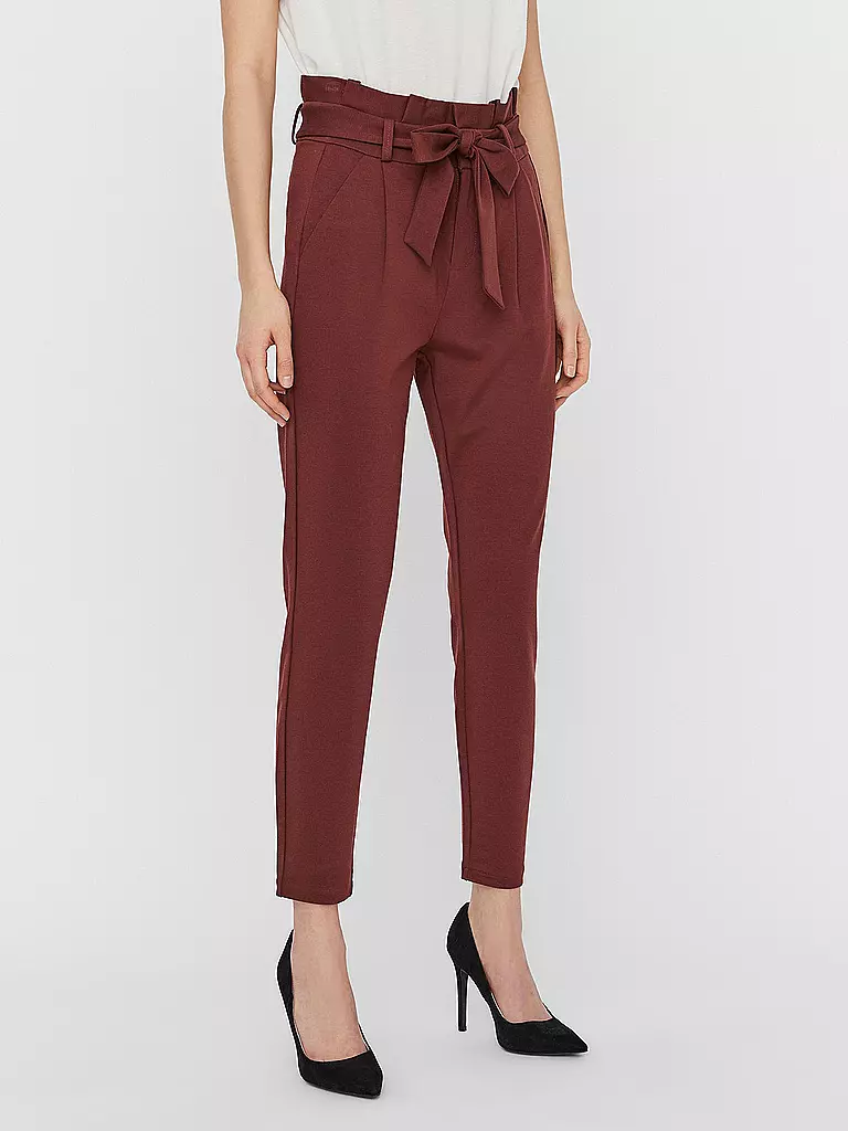 VERO MODA | Highwaist Hose Loose Fit VMEVA | braun