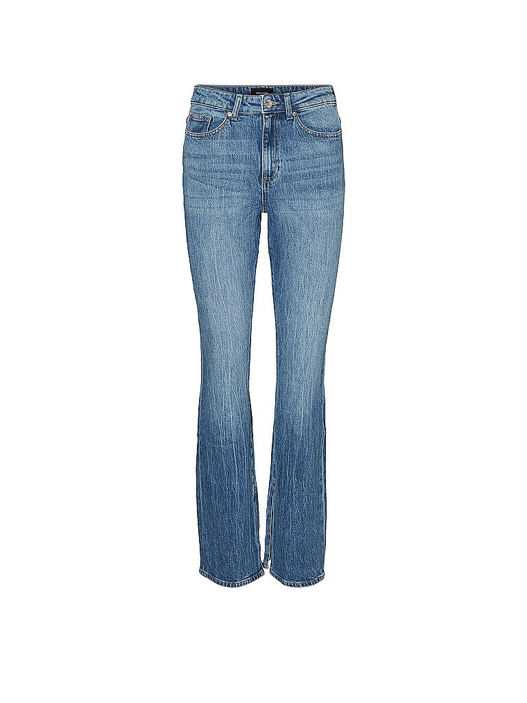 VERO MODA | Highwaist Jeans Flared Fit VMSELMA  | blau