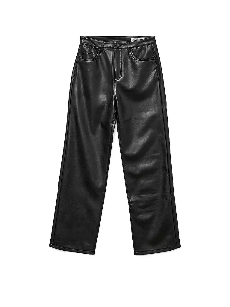 VERO MODA | Hose in Lederoptik VMTESSA | schwarz