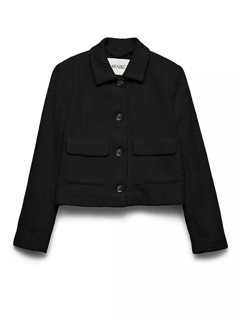 VERO MODA | Jäckchen Cropped Fit AWNAOKO  | schwarz