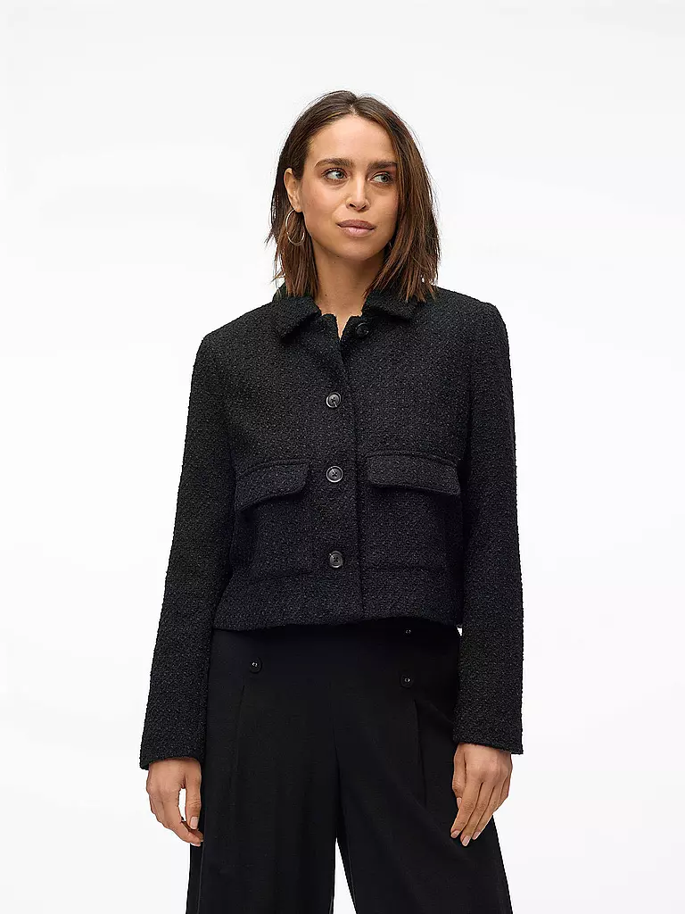 VERO MODA | Jäckchen Cropped Fit AWNAOKO | schwarz