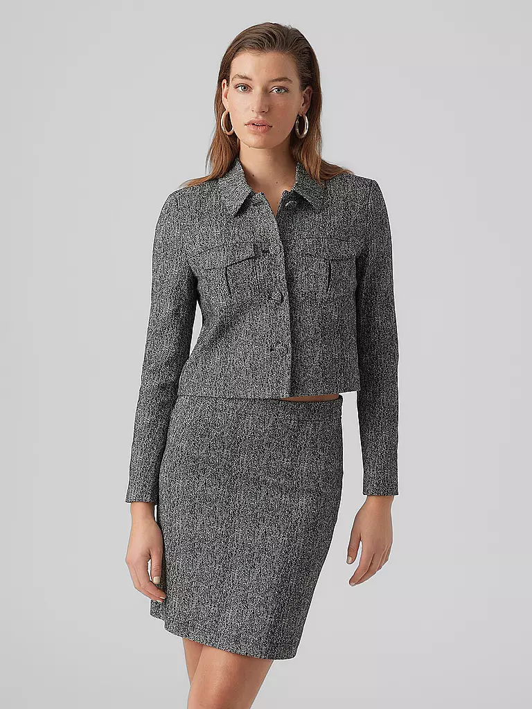 VERO MODA | Jäckchen VMGRACELYNN Cropped Fit | schwarz