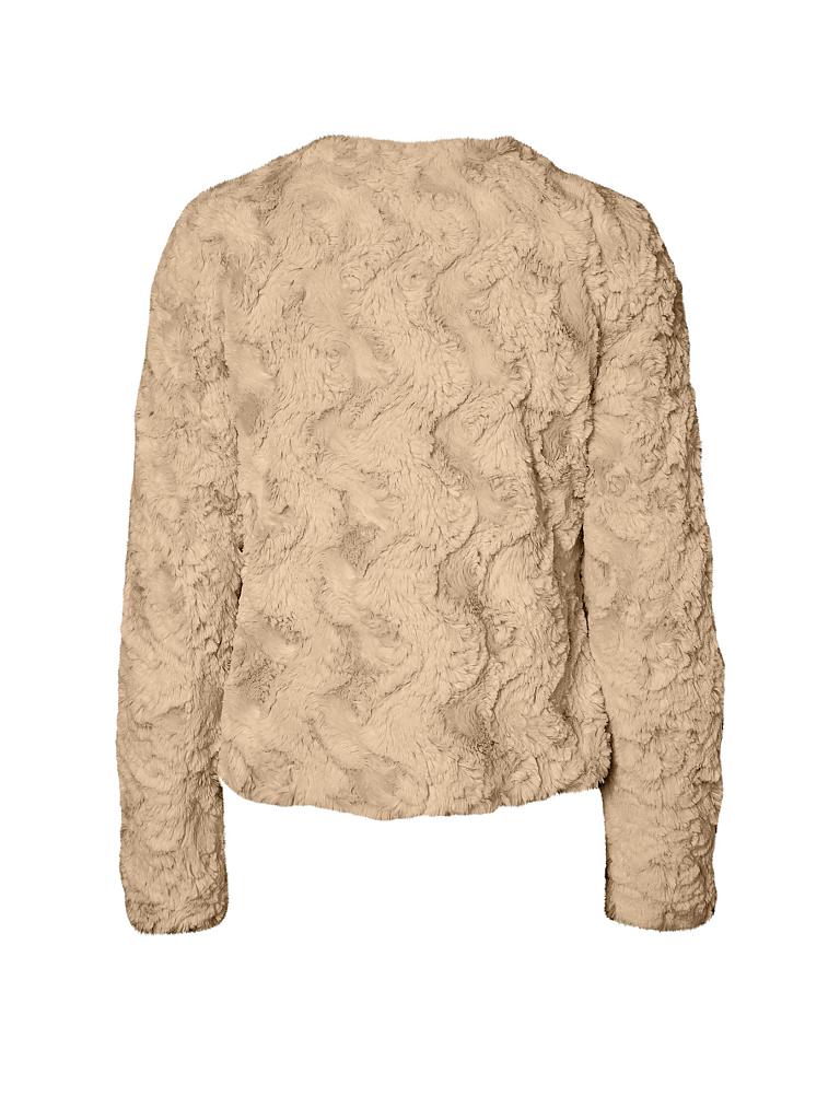 VERO MODA | Jacke in Felloptik "VMCURL" | beige