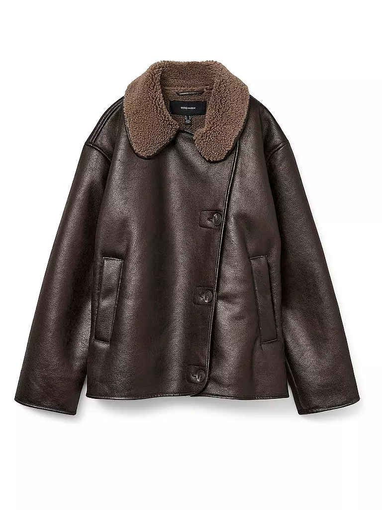 VERO MODA | Jacke in Felloptik VMMIRANDA | braun