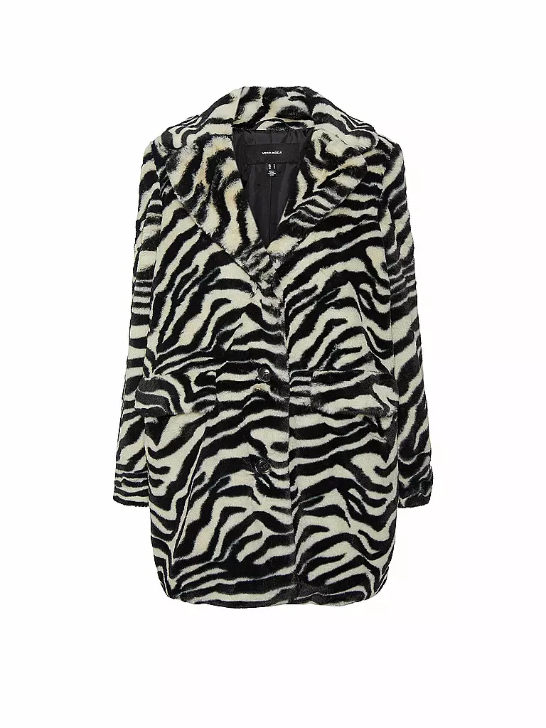 VERO MODA | Jacke in Felloptik VMROME  | schwarz