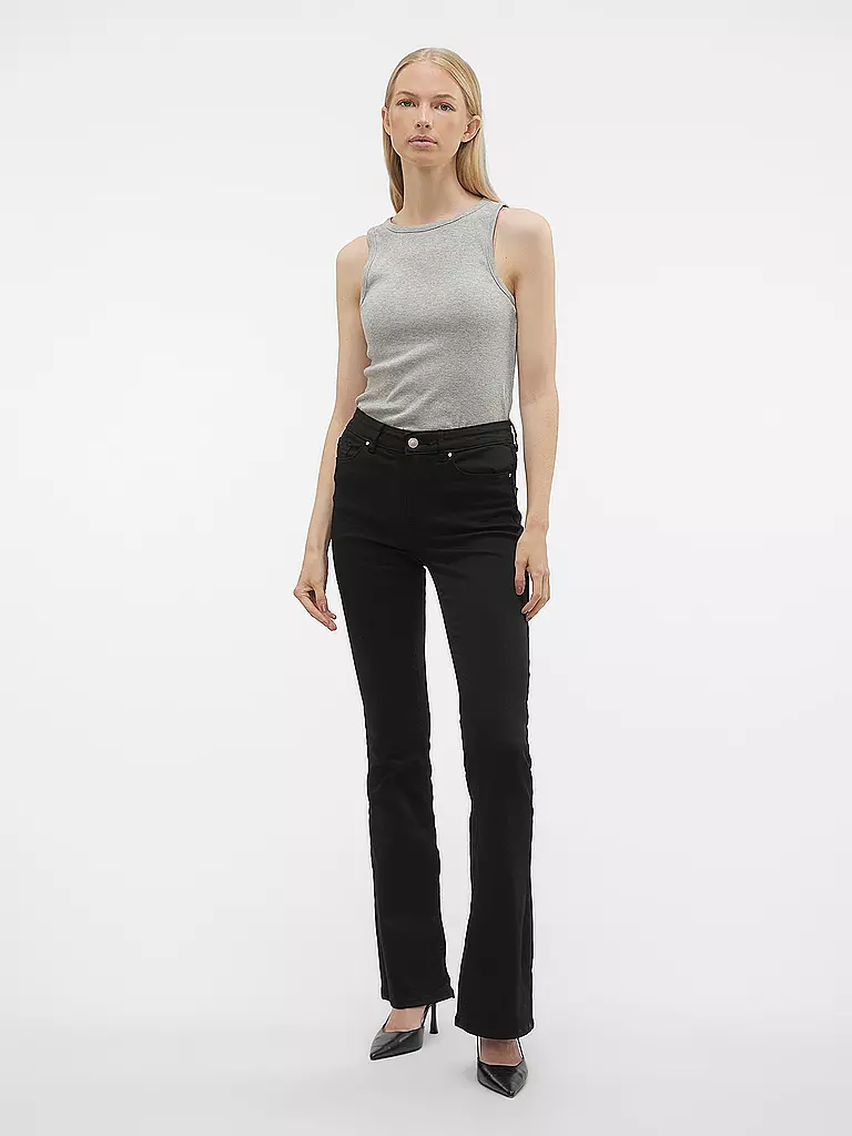 VERO MODA | Jeans Bootcut Fit VMFLASH | schwarz