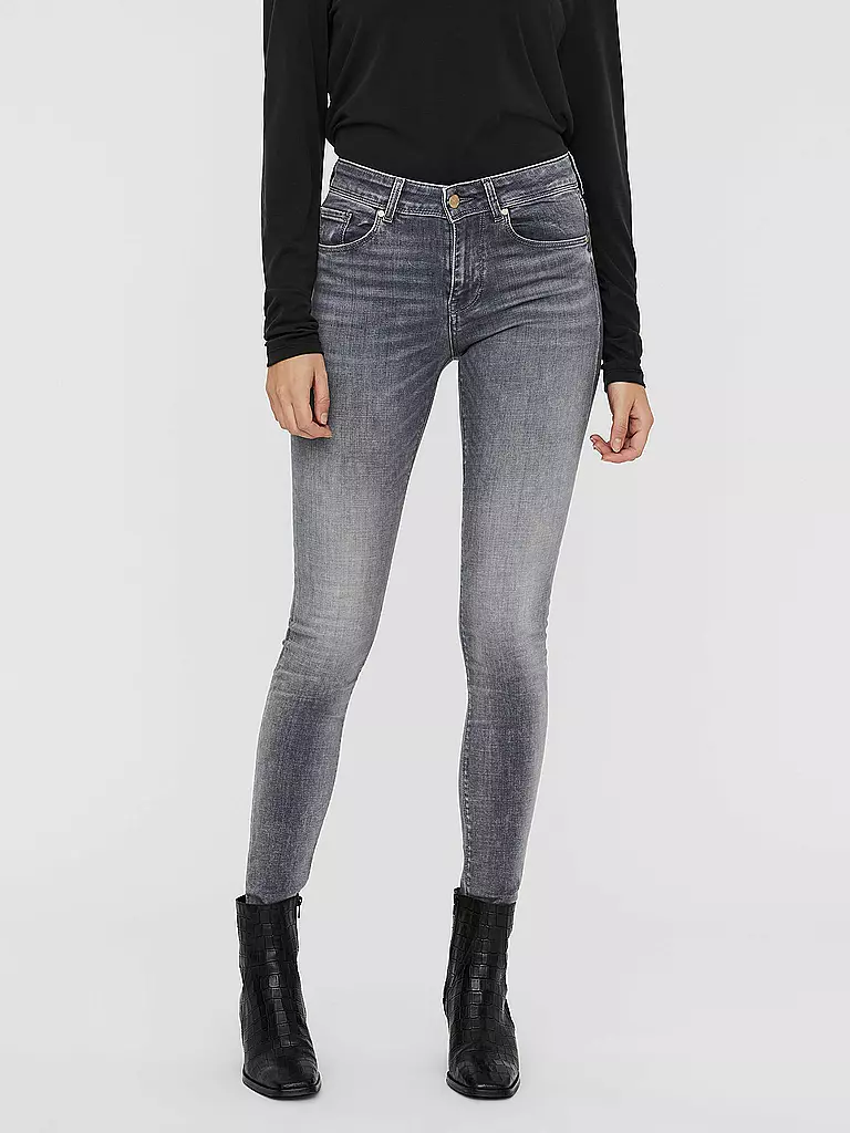 VERO MODA | Jeans Slim Fit VMLUX | grau