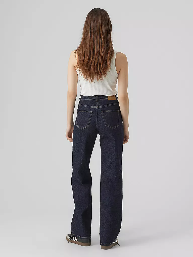 VERO MODA | Jeans Wide Leg VMTESSA | dunkelblau