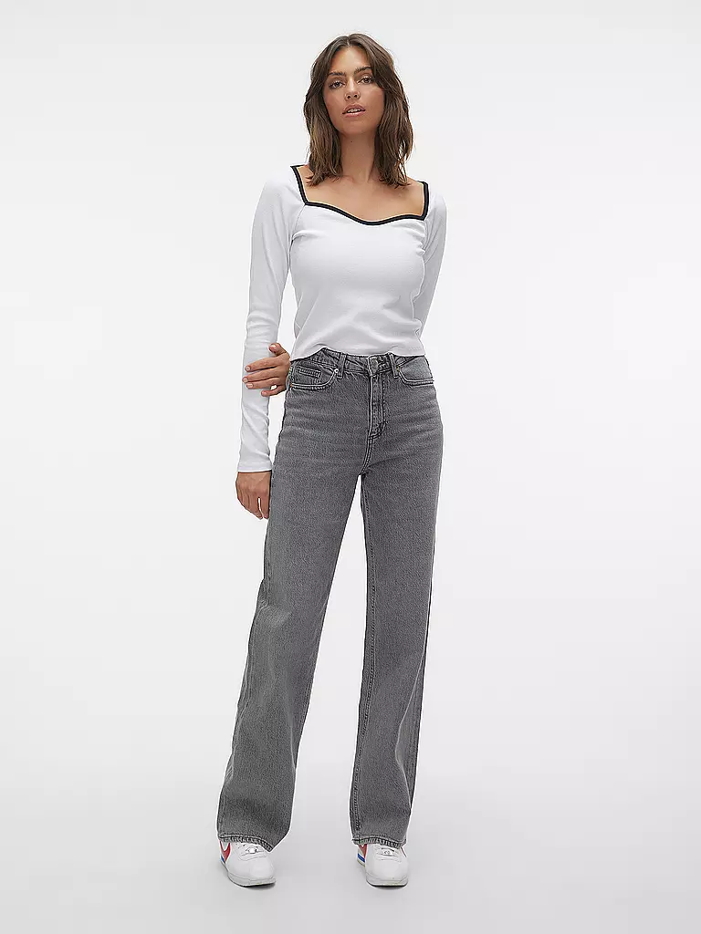 VERO MODA | Jeans Wide Leg VMTESSA | grau