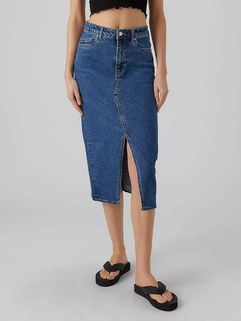 VERO MODA | Jeansrock VMVERI | blau