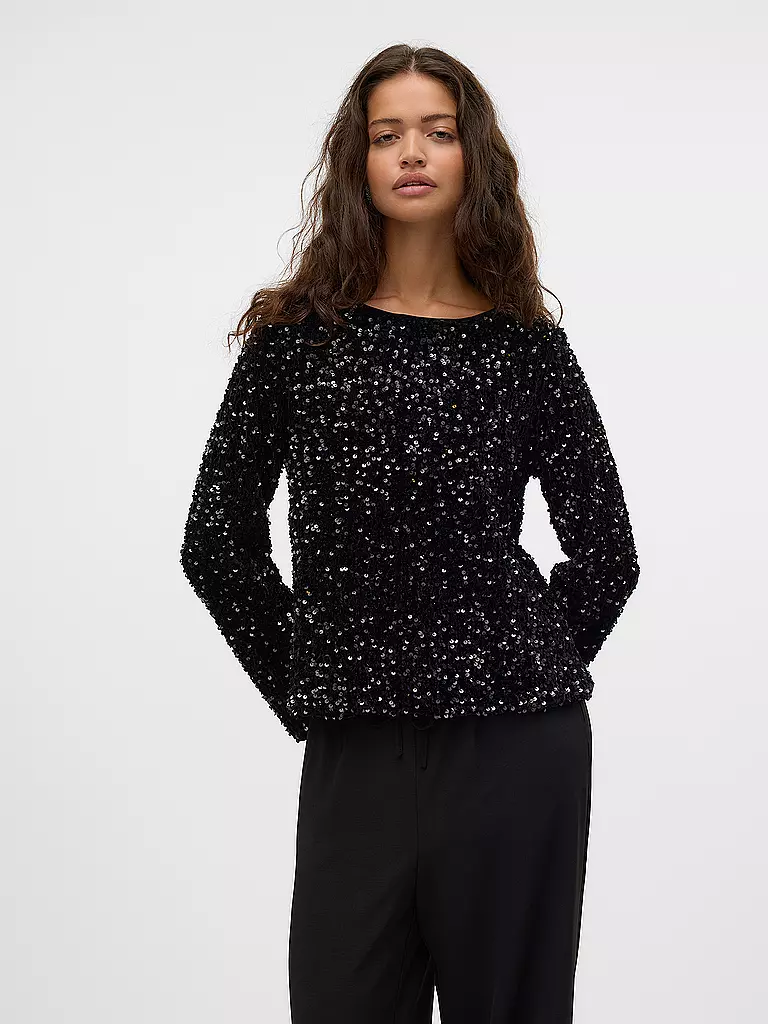 VERO MODA | Langarmshirt VMBELLA | schwarz
