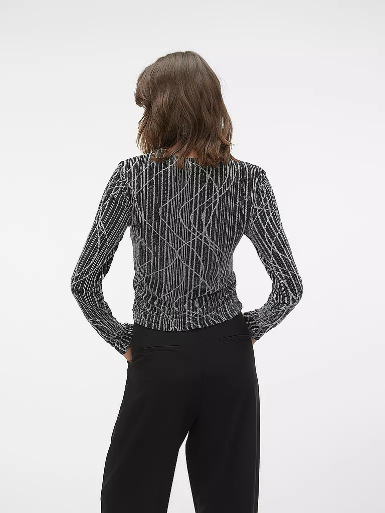 VERO MODA | Langarmshirt VMKANZ | schwarz