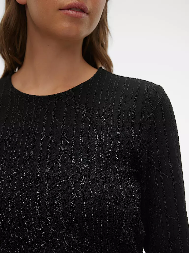 VERO MODA | Langarmshirt VMKANZ | schwarz