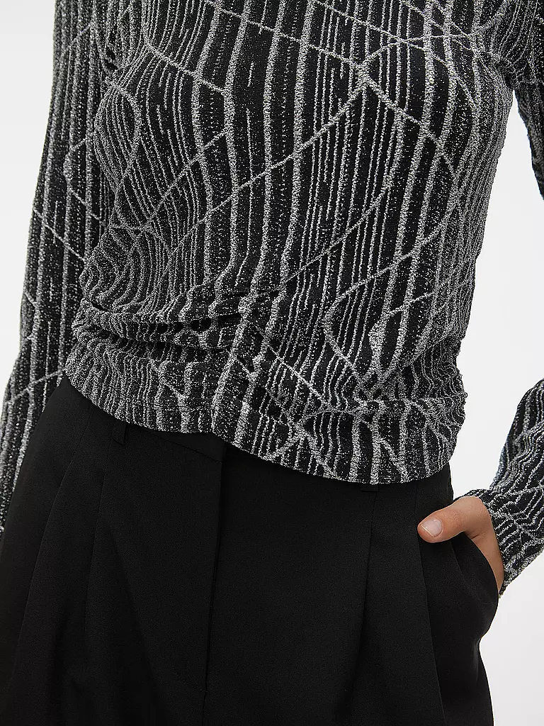 VERO MODA | Langarmshirt VMKANZ | schwarz