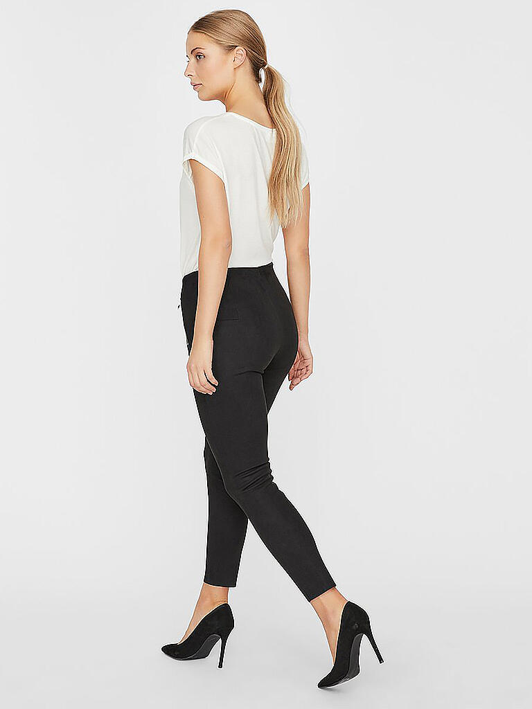 VERO MODA | Lederleggings VMCAVA | schwarz