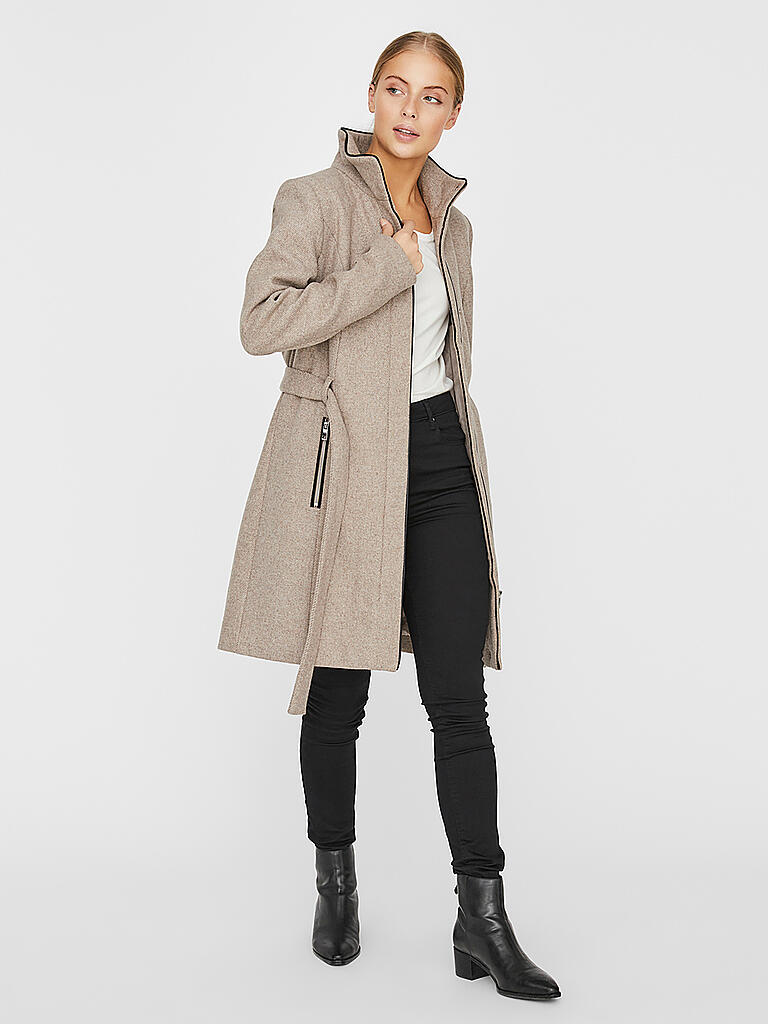 VERO MODA Damen Langmantel VMHARPER - Eleganter Wintermantel Für Jeden Tag