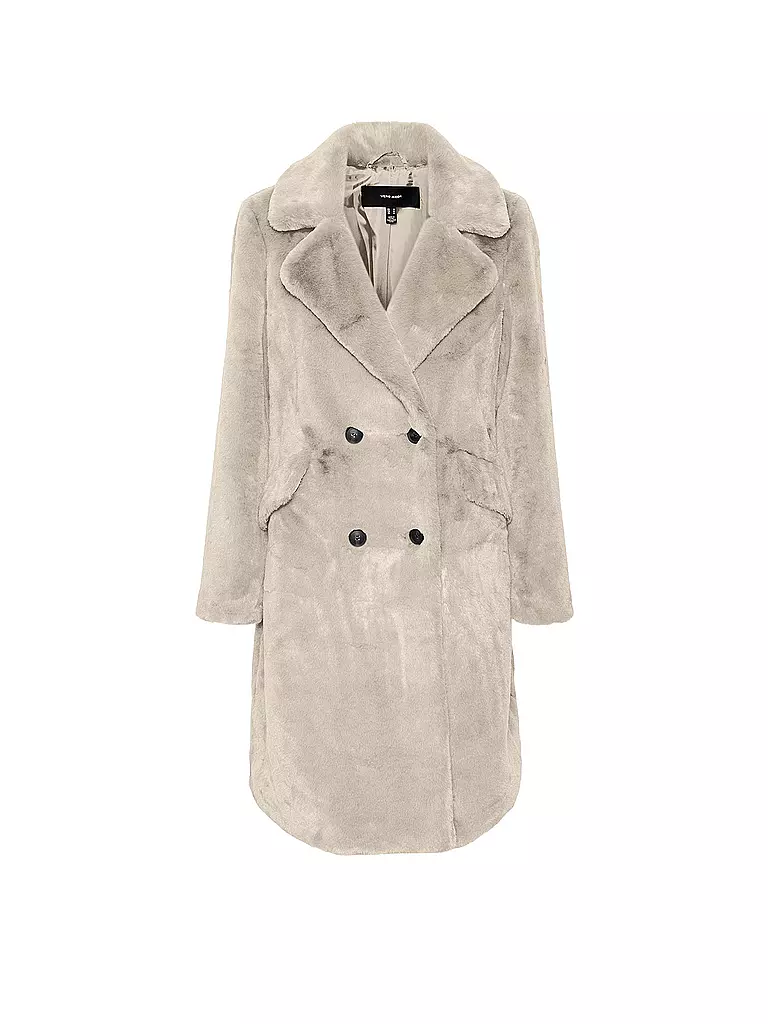 VERO MODA | Mantel in Felloptik VMSONJAELLY | creme
