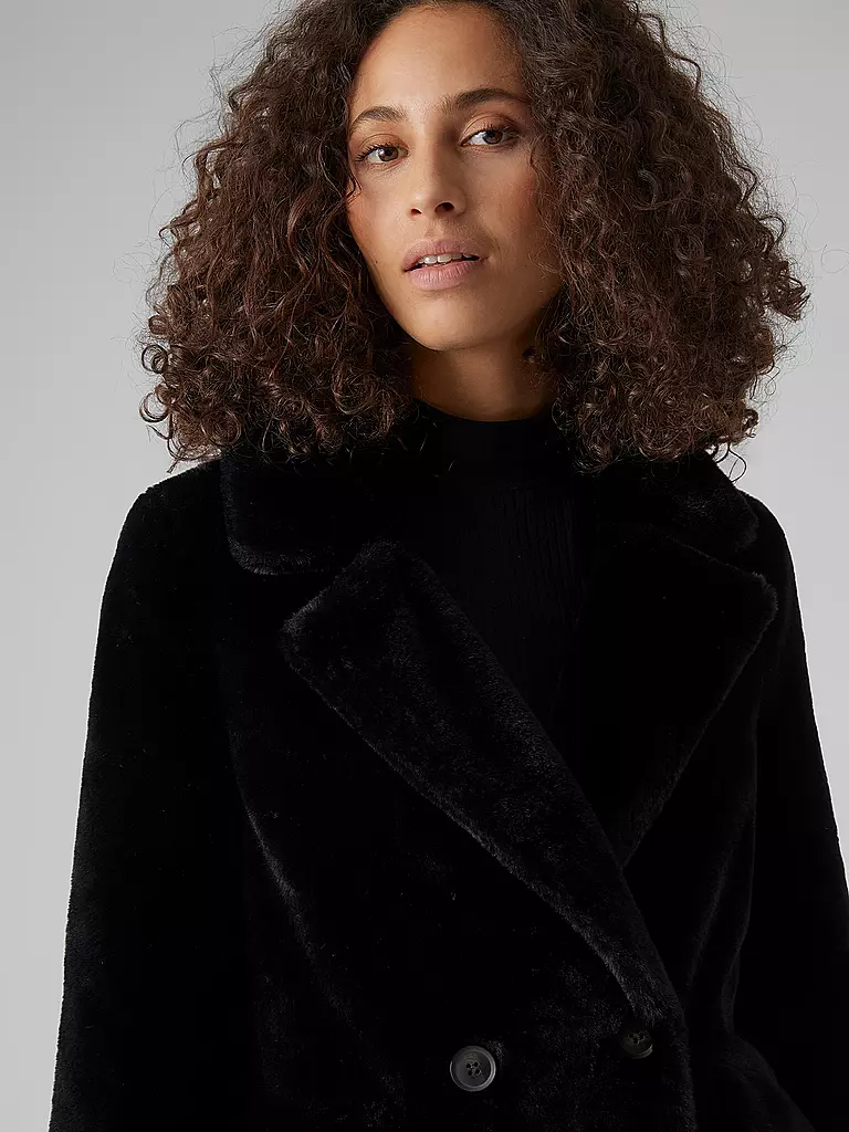 VERO MODA | Mantel in Felloptik VMSONJAELLY | creme