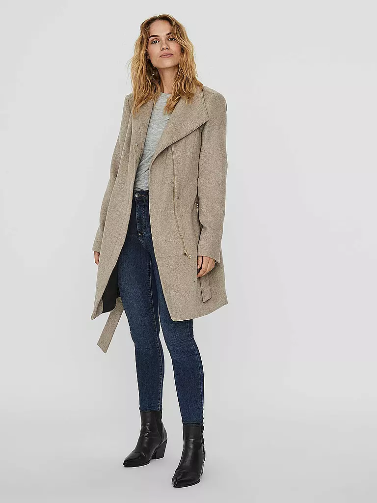 VERO MODA | Mantel VMTWODOPE | beige