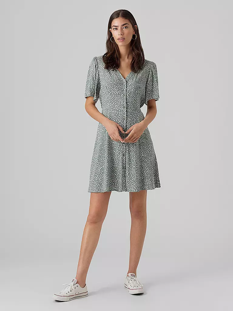 VERO MODA | Minikleid VMALBA | hellgrau
